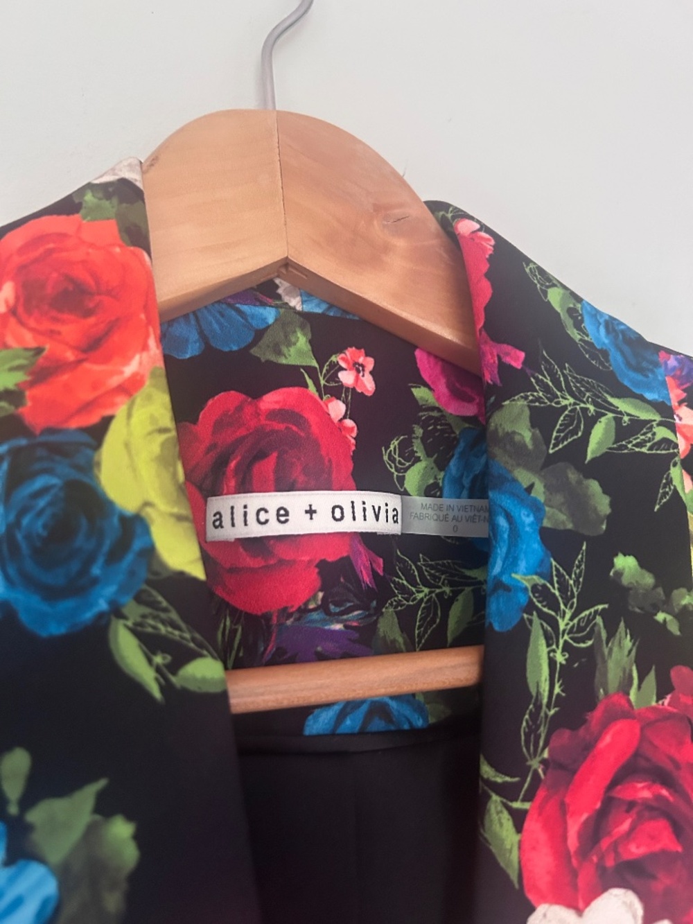 Alice + Olivia Macey Floral Blazer size 0 - Picture 8 of 12